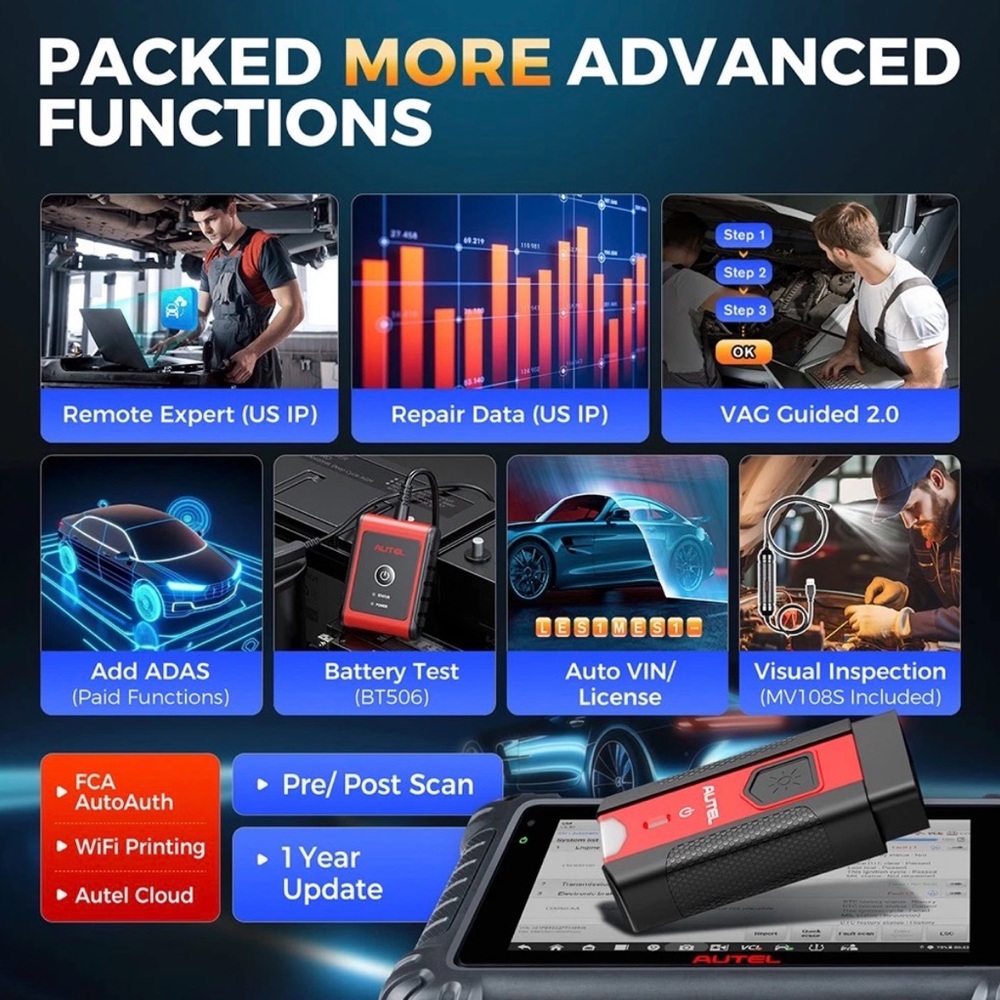 Autel MaxiCom MK906 Pro Coding Full System Diagnostic Scanner Tool - Picture 11 of 15